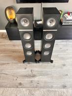 KEF Q500 High-End Vloerstaande Speakers - 2 stuks, Gebruikt, 120 watt of meer, Front, Rear of Stereo speakers, Ophalen