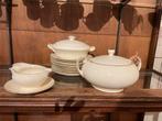 Antiek servies Mosa Maastricht, 11 borden en dekschalen, Antiek en Kunst, Antiek | Servies compleet, Ophalen