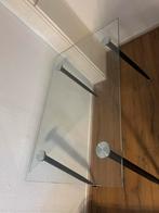 Glazen Eettafel - Amper Gebruikt!, Huis en Inrichting, Tafels | Eettafels, Ophalen, 100 tot 150 cm, 50 tot 100 cm, Vier personen