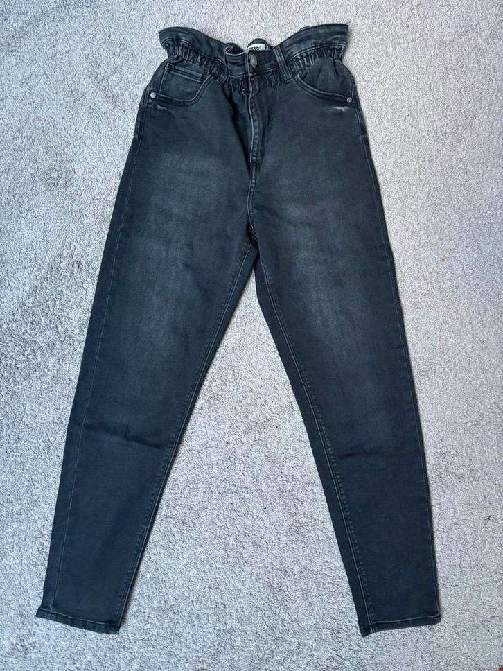 Mom jeans zwart Raizzed maat 146, Kinderen en Baby's, Kinderkleding | Maat 146, Gebruikt, Meisje, Broek, Ophalen of Verzenden
