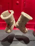 Vintage kerstdecoratie laars set van 2, Ophalen of Verzenden