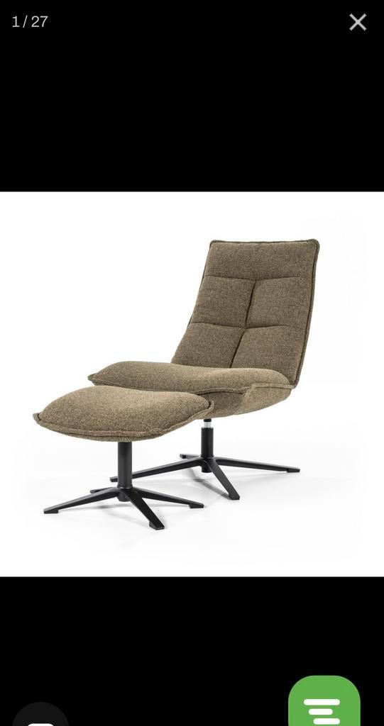 Eleonora fauteuil Marcus, Huis en Inrichting, Stoelen, Zo goed als nieuw, Eén, Stof, Overige kleuren, Ophalen