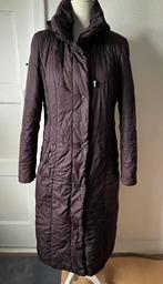 Barbera Lebek, fijne lange winterjas,maat 38, Maat 38/40 (M), Barbera Lebek, Paars, Ophalen of Verzenden