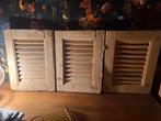 Houten luiken set van 3, Doe-het-zelf en Verbouw, Deuren en Horren, Gebruikt, Minder dan 80 cm, Overige typen, Minder dan 200 cm