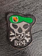 Patch - US Special Forces Det B-24 - Deaths Head - Vietnam W, Ophalen of Verzenden, Landmacht, Amerika, Embleem of Badge