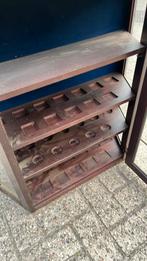 Oud houten kastje voor flessen, Gebruikt, 50 tot 75 cm, Ophalen of Verzenden, 25 flessen of meer