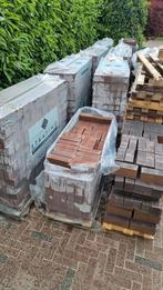 Ca 30 m2 gebakken klei straatklinkers nieuw, Ophalen, Keramiek, Klinkers, Nieuw
