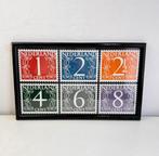 Vintage schilderij met Nederlandse postzegels, Postzegels en Munten, Postzegels | Nederland, Ophalen of Verzenden, Na 1940, Postfris