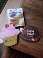 kookboekjes,muffins,taarten en gebak, Ophalen of Verzenden, Zo goed als nieuw, Taart, Gebak en Desserts
