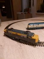 Lima spoor met 2 loc's en wagons., Gebruikt, Gelijkstroom, Ophalen of Verzenden, NS