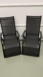 Relaxstoel Kettler easy, 2 x, met kussens en hoofdsteunen, Stapelbaar, Gebruikt, Ophalen of Verzenden, Aluminium
