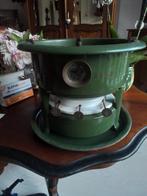 Prachtig Beccon petroleumstel - 3 pits - groen, Ophalen of Verzenden