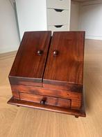 Houten brievenkastje voor op bureau, Minder dan 50 cm, Gebruikt, Minder dan 50 cm, Ophalen of Verzenden