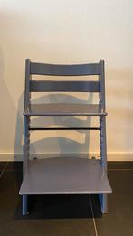 Tripp trap stoel donker blauw, Gebruikt, Meegroeistoel, Aanschuifbaar, Ophalen