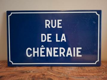 Frans straatnaambord beschikbaar voor biedingen