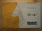 DAF 45 Instructieboek 1991 – Handleiding, Ophalen