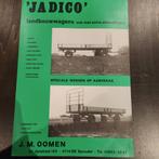 Brochure Jadico Landbouwwagen - Transport, Ophalen of Verzenden