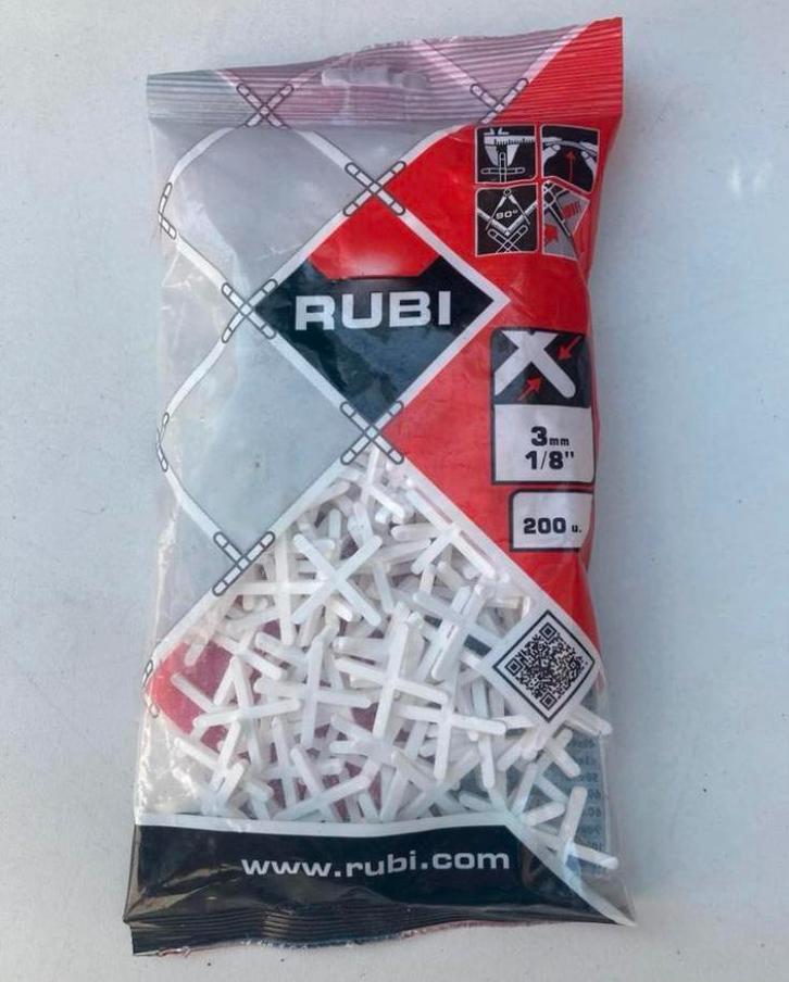 RUBI 3 mm tegelkruisjes, Doe-het-zelf en Verbouw, Overige Doe-het-zelf en Verbouw, Zo goed als nieuw, Ophalen of Verzenden