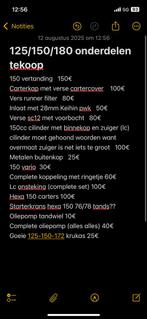 Piaggio 125cc onderdelen hexa/skipper/runner, Ophalen of Verzenden, Overige modellen