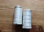 2x Guttermann Naaigaren Wit - Kleurnummer 800, Ophalen of Verzenden, Nieuw, Garen of Naald(en)