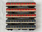 Lima DB set met 3x 1e klas en 2x 2e klas rijtuigen, Gebruikt, Gelijkstroom of Wisselstroom, Wagon, Ophalen of Verzenden