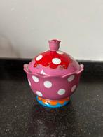 Oilily Suikerpotje met Stippen, Huis en Inrichting, Ophalen of Verzenden, Zo goed als nieuw, Overige stijlen, Kop(pen) en/of Schotel(s)
