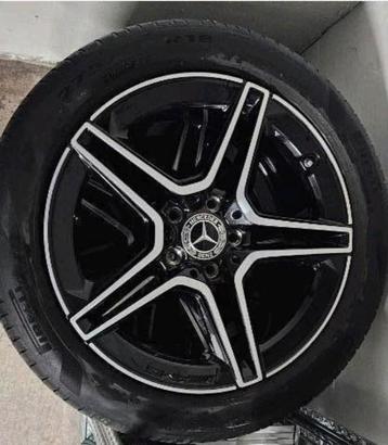 1 STUK Originele 5 spaaks AMG velg 18" + Pirelli  beschikbaar voor biedingen