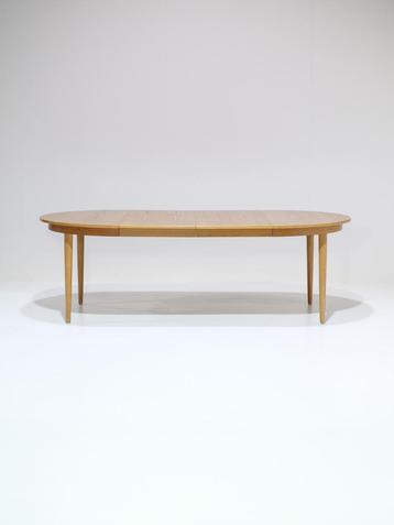 Uitschuifbare eettafel Skovmand Deens eiken vintage beschikbaar voor biedingen