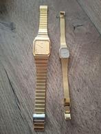 2x horloge in goede staat, Overige merken, Staal, Gebruikt, Staal