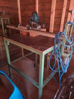 Trappen frees Scheer met tafel en kleming op lucht, Ophalen of Verzenden, Zo goed als nieuw, Elektrisch