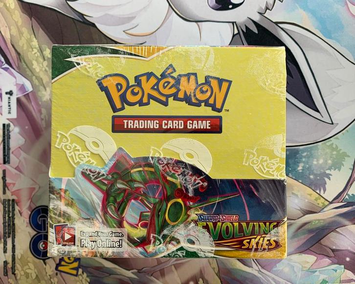 Evolving Skies English Sealed Booster Box, Hobby en Vrije tijd, Verzamelkaartspellen | Pokémon, Zo goed als nieuw, Booster, Ophalen of Verzenden