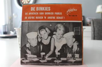 7" Single De Binkies - De Apachen Van Donker Parijs / In Ied beschikbaar voor biedingen