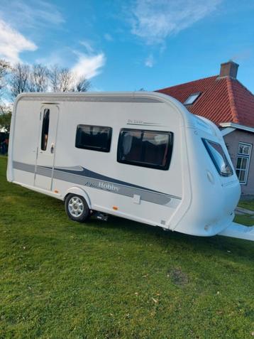 Hobby 420 kb met stapelbed-voortent-mover-vloerverwarming beschikbaar voor biedingen