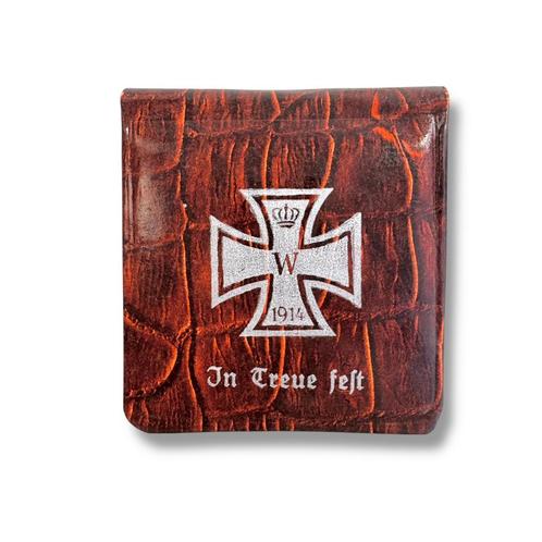 Duits IJzeren Kruis notitieboekje met potlood en spiegel, Verzamelen, Militaria | Algemeen, Landmacht, Embleem of Badge, Duitsland