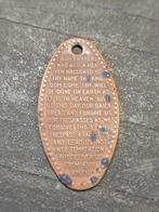 WWII US "Our Father" dog tag medal, Verzamelen, Ophalen of Verzenden, Landmacht, Amerika, Embleem of Badge