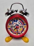 # Mickey Mouse Wekker - Rood - Klok - Batterij, Ophalen of Verzenden, Gebruikt, Analoog