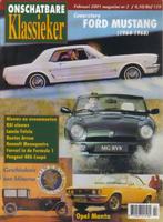 OK 2 2001 : Ford Mustang - Opel Manta A - Peugeot 406 coupe, Gelezen, Ophalen of Verzenden, Algemeen, Onschatbare Klassieker