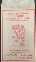Zutphen   "Hotel Negro"    (Gelderland), Ophalen of Verzenden