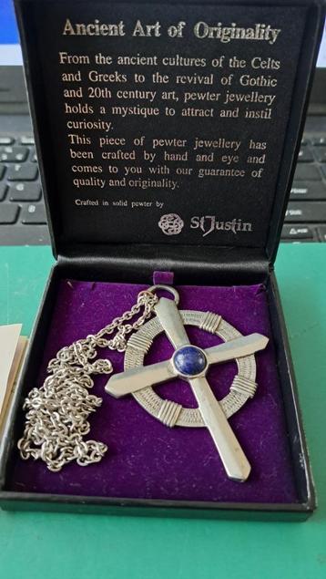 Ketting Celtic Cross st justin  beschikbaar voor biedingen