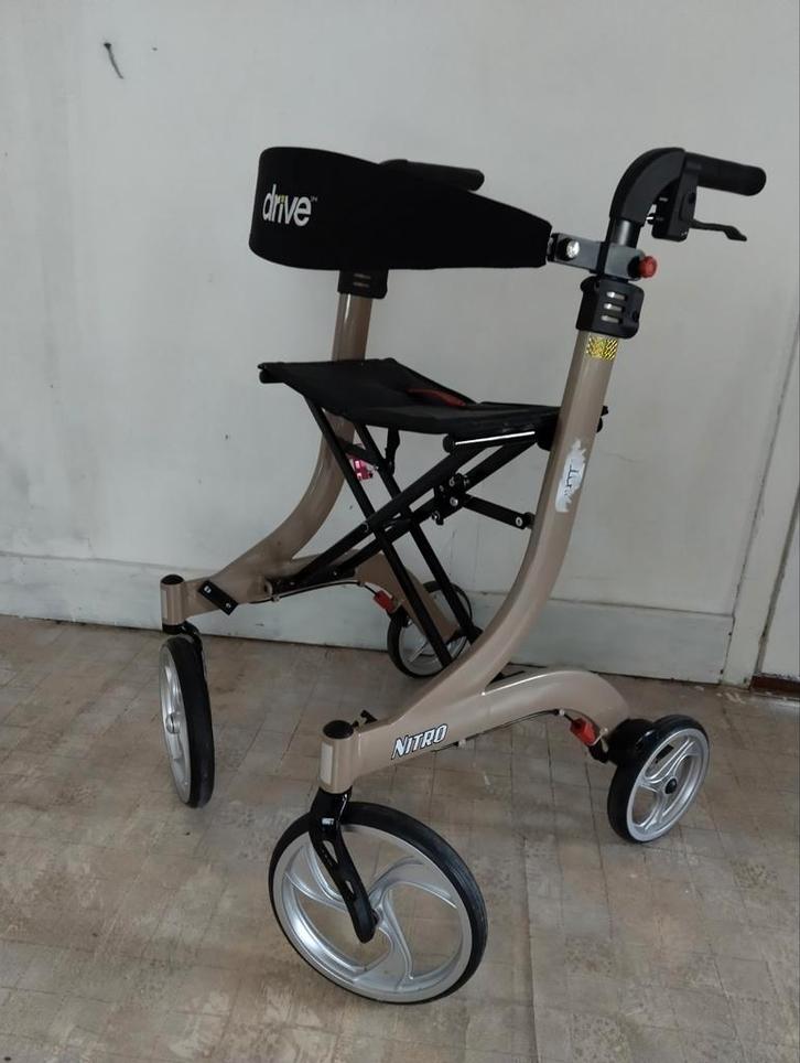 Drive Medical Nitro rollator zgan, Diversen, Rollators, Lichtgewicht, Ophalen
