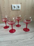 4 glazen Gordon’s nieuw roze, Ophalen of Verzenden, Zo goed als nieuw
