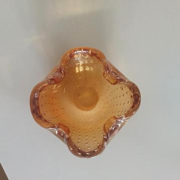 Schaaltje oranje spijkerglas vintage. beschikbaar voor biedingen