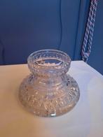 Grote waxinelichthouder of vaasje  kristal, Ophalen of Verzenden, 2 euro