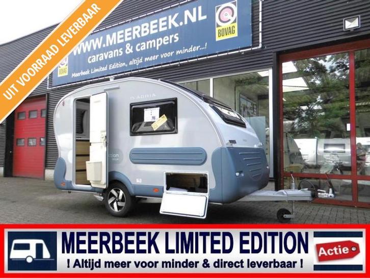 Adria Action 361 LH 2440,= KORTING INCL MOVER + PANORAMARAAM, Caravans en Kamperen, Caravans, tot en met 2, 750 - 1000 kg, Rondzit