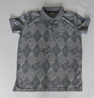 ZGAN Nette grijze polo korte mouw van Cipo&Baxx mt XL €15,- beschikbaar voor biedingen