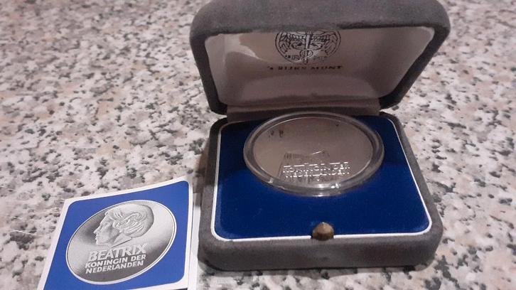 50 gulden 1982-200 jaar Nederland-Amerika, zilver, Postzegels en Munten, Munten | Nederland, Losse munt, 50 gulden, Koningin Beatrix