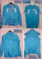 ASICS petrolkleurige jas/bodywarmer maat L zgan, Maat 38/40 (M), Blauw, Overige typen, Ophalen of Verzenden