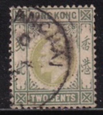 4173 - Hong Kong michel 62 gestempeld , koning Edward VII beschikbaar voor biedingen