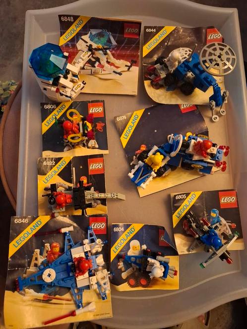 8 setjes lego  classic space, Kinderen en Baby's, Speelgoed | Duplo en Lego, Gebruikt, Lego, Complete set, Ophalen of Verzenden