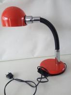vintage real seventies bureau lamp met buigarm oranje izgst, Verzenden